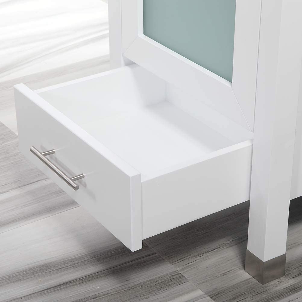 20" Bathroom Vanity with Ceramic Sink Combo Stand Cabinet