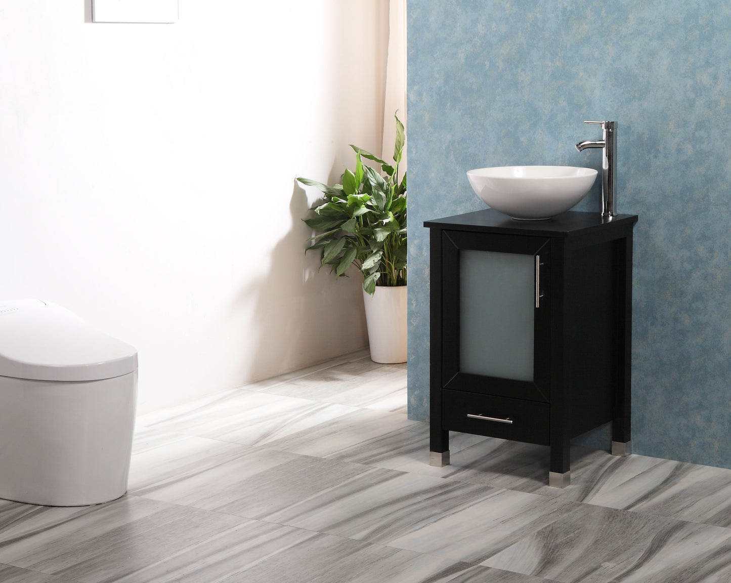 20" Bathroom Vanity with Ceramic Sink Combo Stand Cabinet