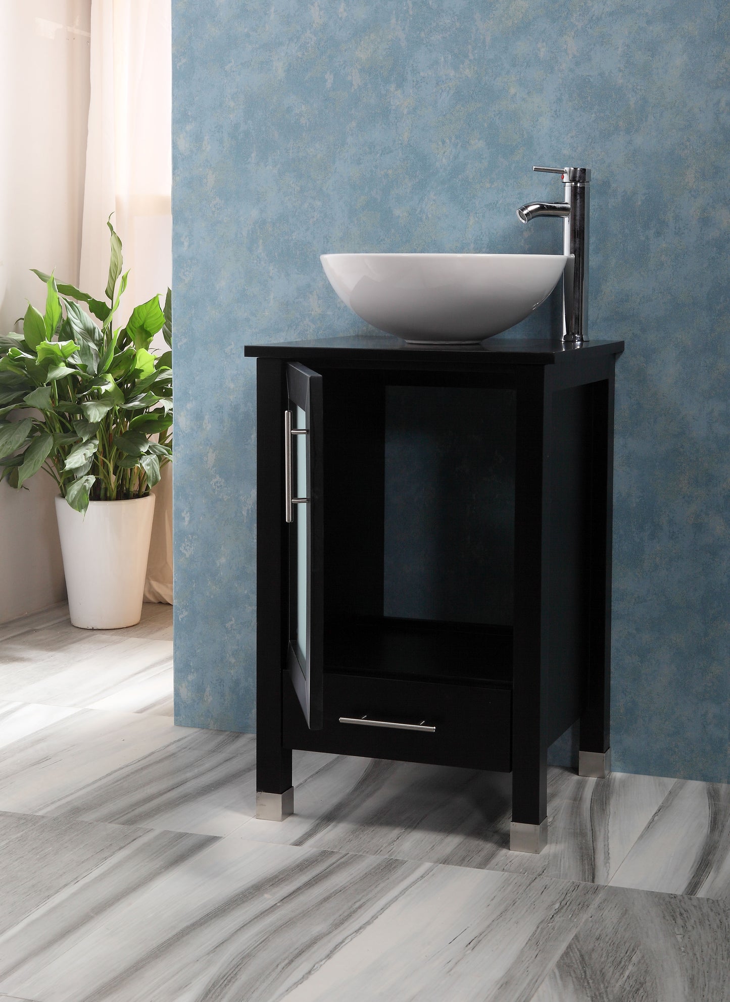 20" Bathroom Vanity with Ceramic Sink Combo Stand Cabinet